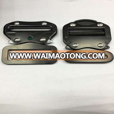 50mm 23KN Light duty black color metal side release buckle